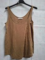 Pull & Bear Mouwloos Topje Hemdje Camel S — Diepe Ronde Hals, Anneonline, Steenbergen, Bruin, Shop@wesell4u.nl