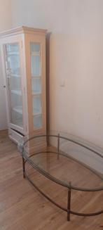 Gratis kast en salon tafel - ophalen voor 1 maart!, Ophalen, Gebruikt, Vintage, Glas