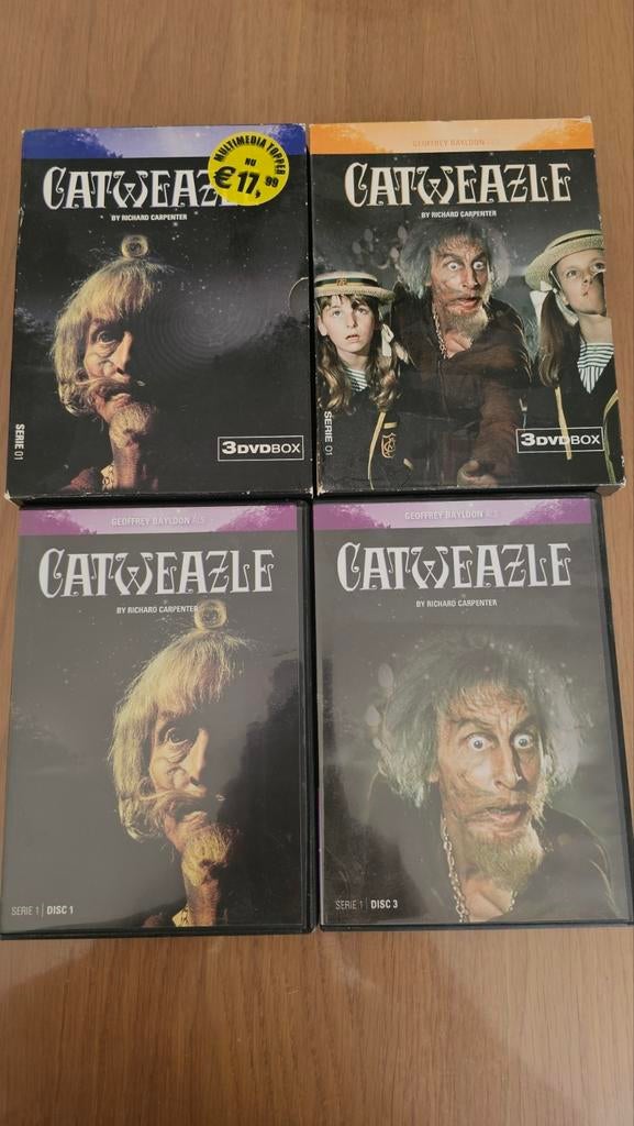 Catweazle - Complete Serie 1 DVD Boxset (3 Discs), Cd's en Dvd's, Dvd's | Tv en Series, Gebruikt, Alle leeftijden, Boxset, Science Fiction en Fantasy