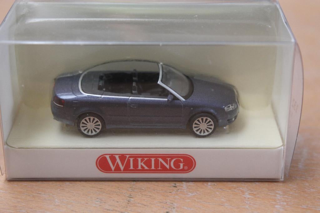 Donkerblauw metallic Audi A4 cabrio van Wiking, Ophalen of Verzenden, Zo goed als nieuw, Auto, Wiking