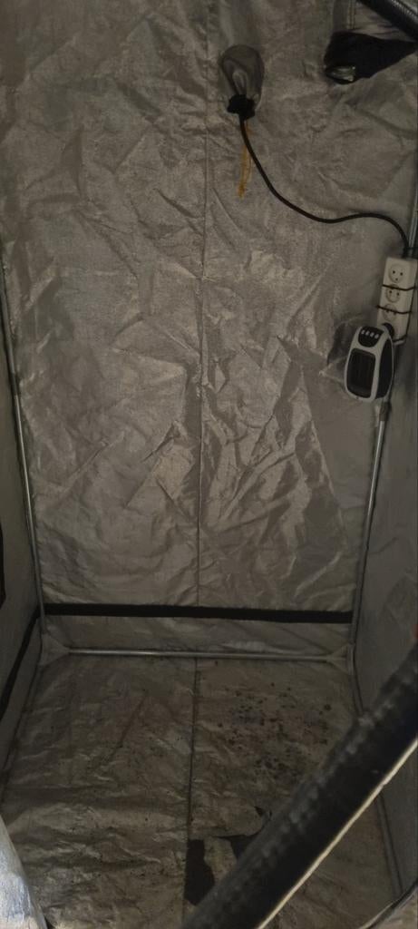 Complete Kweektent Set 90x90 – Incl. Afzuiging, Koolstof, Ophalen of Verzenden, Gebruikt, Kweektent