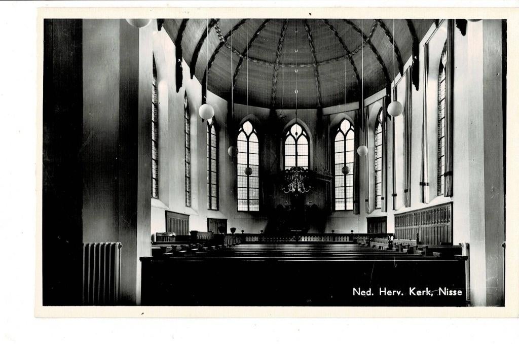 Nisse, interieur Kerk, Ophalen of Verzenden, Ongelopen, Zeeland
