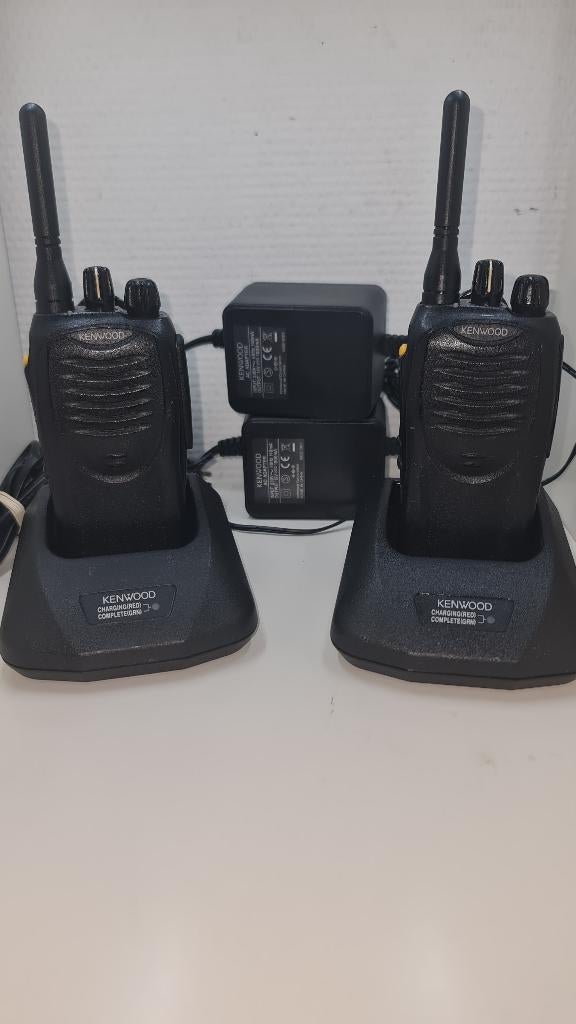 Kenwood TK-3160 UHF portofoons compleet, Ophalen, 5 tot 15 km, Zo goed als nieuw, Portofoon of Walkie-talkie
