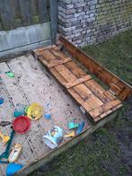 Houten Zandbak met Deksel, Ophalen, Gebruikt