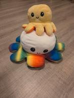 Omkeerbare Octopus Knuffel - Vrolijk & Boos, Ophalen of Verzenden, Zo goed als nieuw, Overige typen