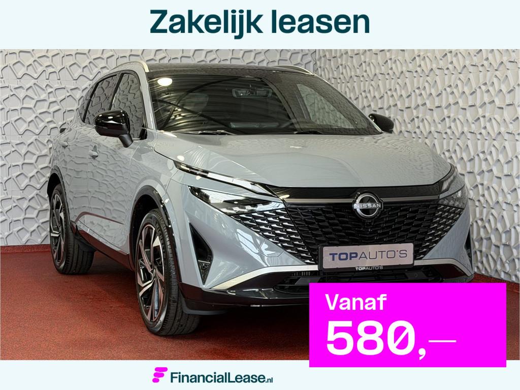 Nissan QASHQAI 1.3 MHEV 160PK 1800KG TREKGEWICHT TEKNA PLUS, 12 maanden, 4 cilinders, 160 pk, Bedrijf