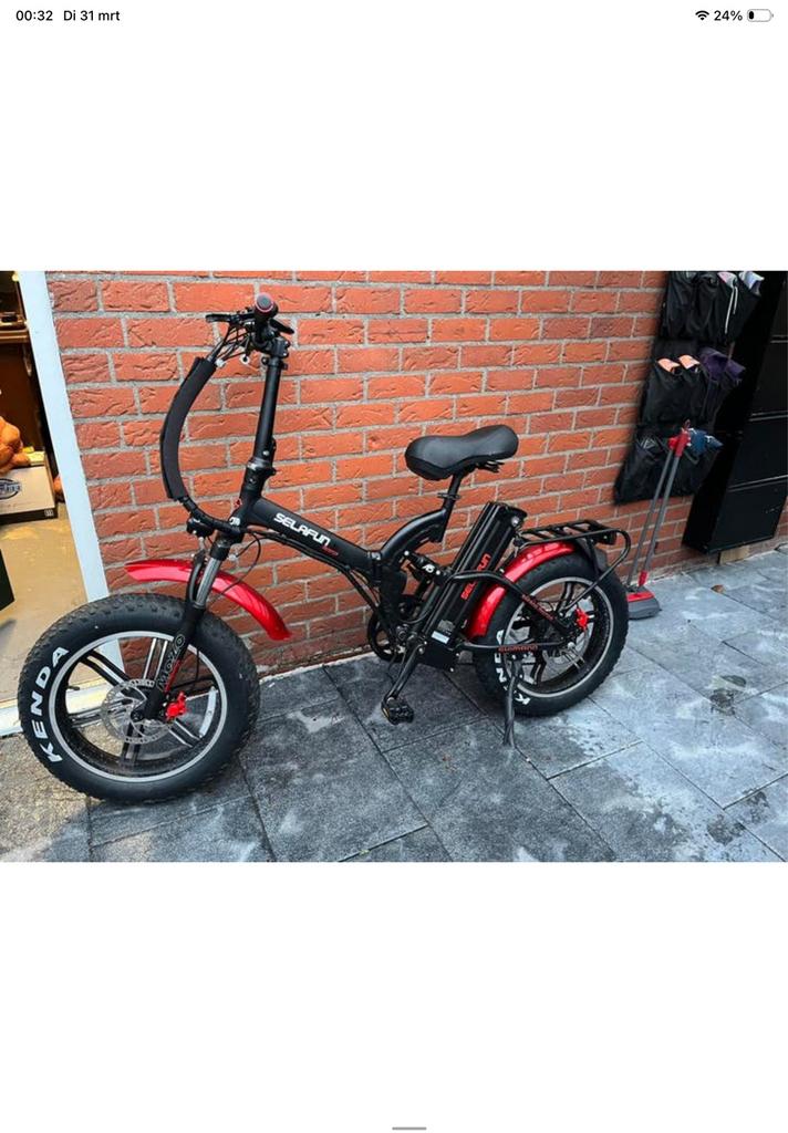 SelaFun Monster Elektrische Vouwfiets - Fatbike, Fietsen en Brommers, Elektrische fietsen, Overige merken, Gebruikt, Ophalen of Verzenden