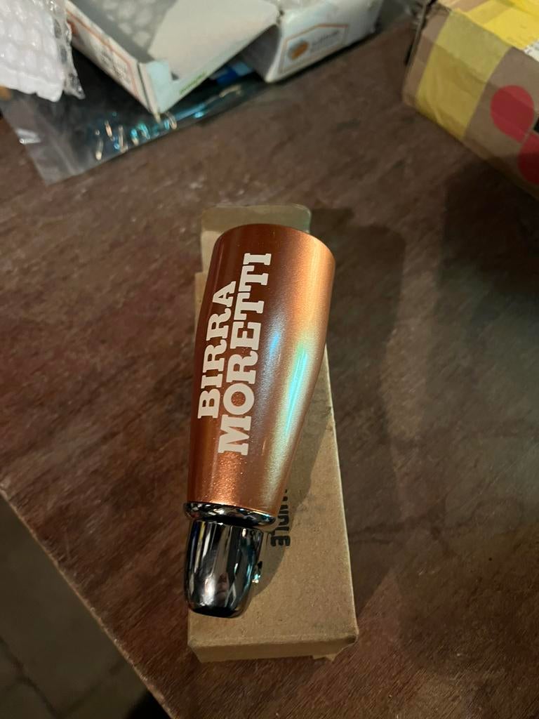 Birra moretti taphendel, Ophalen of Verzenden, Nieuw, Flesje(s), Overige merken