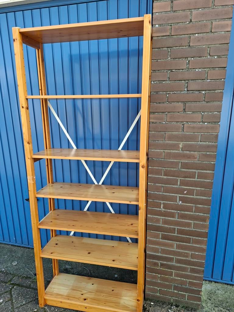 Lundia vintage boekenkast H 208.B 83 D 30, Huis en Inrichting, Kasten | Boekenkasten, Ophalen, Met plank(en), Gebruikt, 200 cm of meer