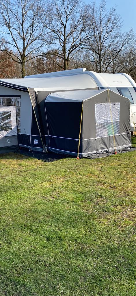 Dorema Sydney uitbouw  antraciet met stalen frame, Caravans en Kamperen, Tenten, Ophalen of Verzenden, Zo goed als nieuw, Tot en met 2