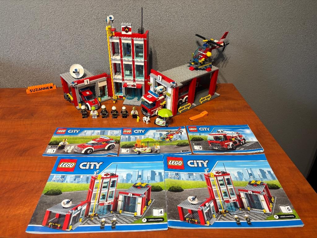 Lego 60110 - City - Fire Station, Compleet, City, Lego, Ophalen of Verzenden
