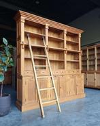 Teakhout Boekenkast | Riante Bibliotheekkast #0528, Niet ingevuld, Gebruikt, Met deur(en), 200 cm of meer