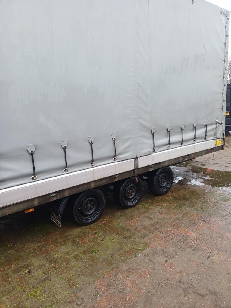 Hapert Tridem 3500Kg Huifaanhangwagen., Ophalen, Zo goed als nieuw