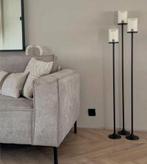 PTMD Led licht Kaars Beweegbare vlam rustiek Wit 10x10x15 cm, Overige materialen, Wit, Nieuw, Ophalen of Verzenden