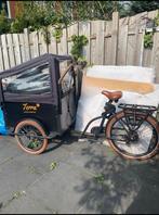 Elektrische bakfiets Terra, Fietsen en Brommers, Fietsen | Bakfietsen, Ophalen of Verzenden, Gebruikt, 4 kinderen of meer, Huif