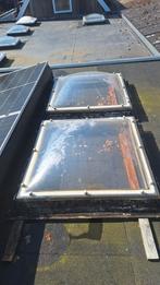 2x lichtkoepel dubbelwandig 100x100, Ophalen, Gebruikt, 80 tot 120 cm, 80 tot 120 cm