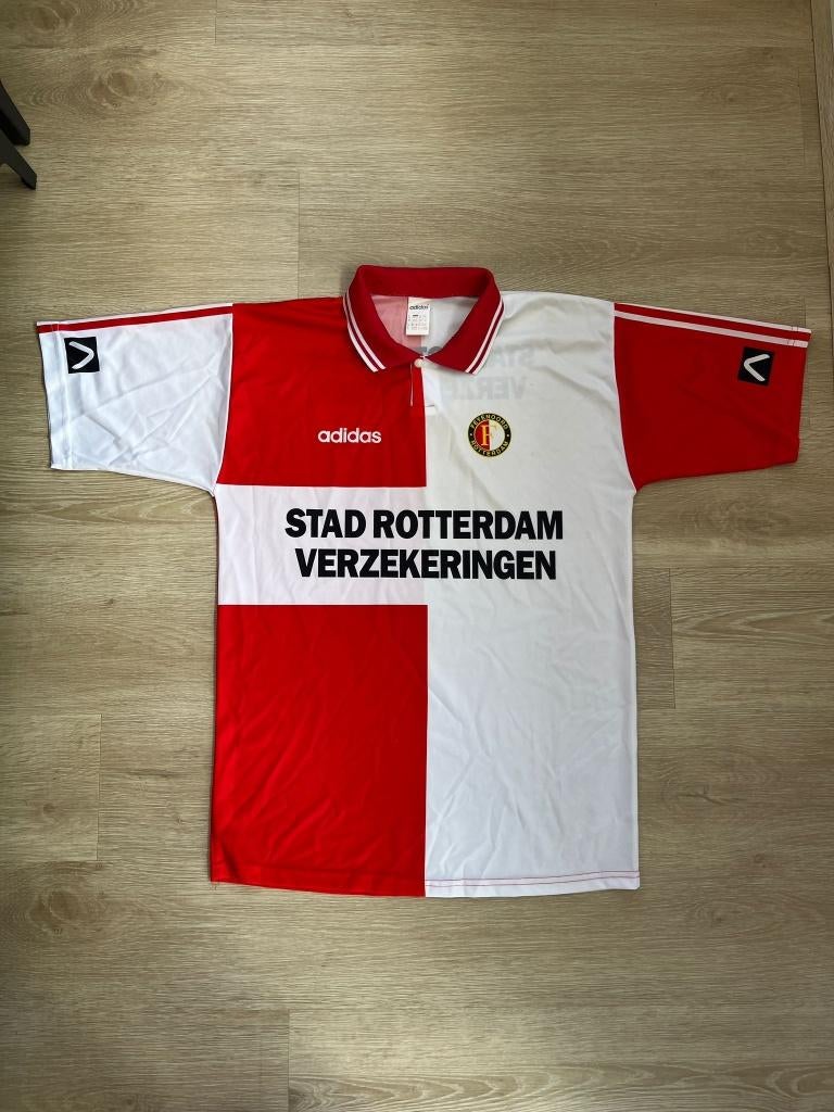 Adidas Feyenoord thuisshirt 1994-1996 XL vintage, Sport en Fitness, Voetbal, Gebruikt, Shirt, Maat XL, Verzenden