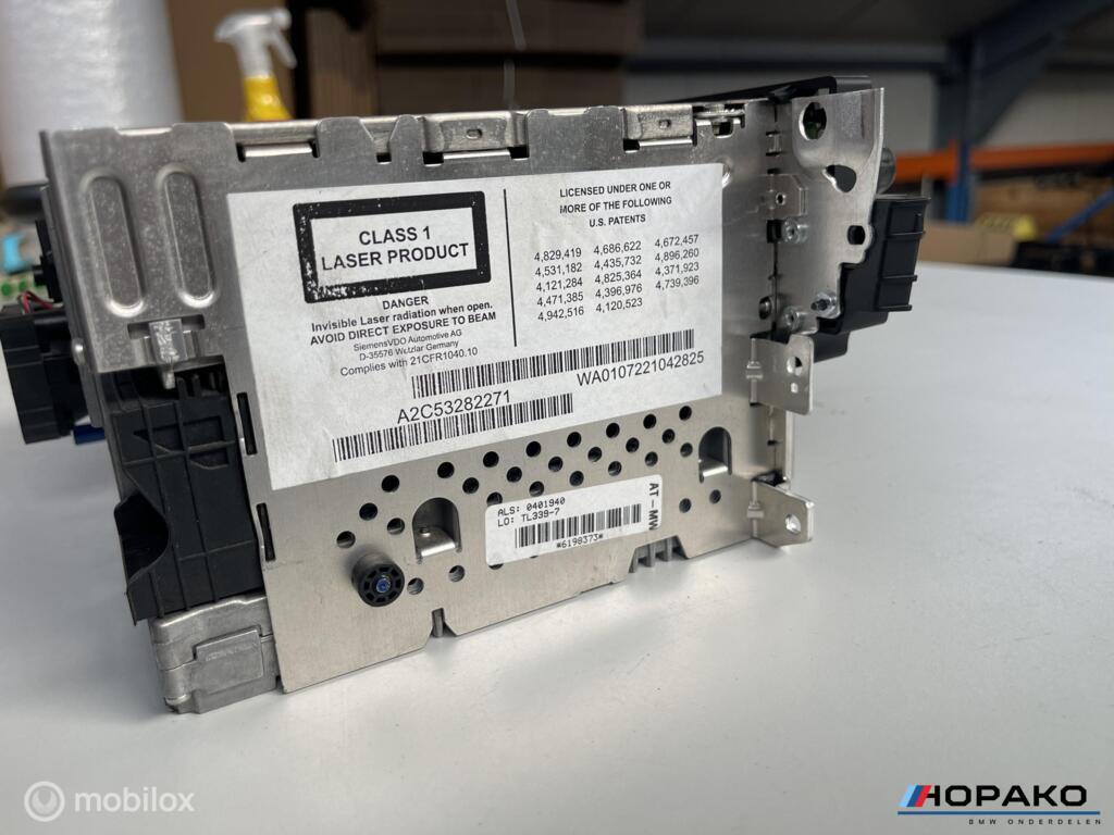 Radio BMW 3 serie E90 E91 E92 E93 6583615096101, Auto-onderdelen, Elektronica en Kabels, Gebruikt, Einsteinlaan 5 rijswijk, Bmw