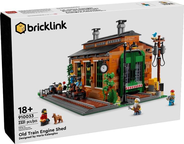 Lego Bricklink 910033 Old Train Engine Shed, Kinderen en Baby's, Speelgoed | Duplo en Lego, Nieuw, Lego, Complete set, Ophalen of Verzenden