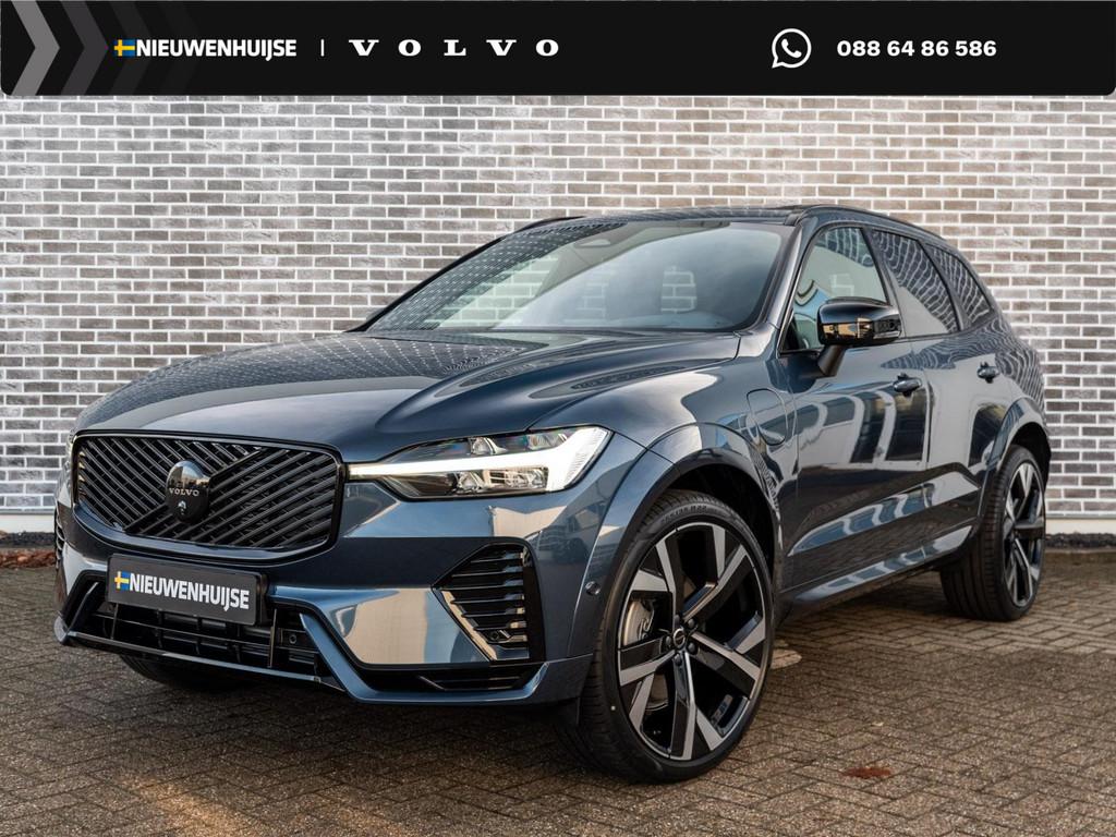 Volvo XC60 T6 Plug-in hybrid AWD Plus Black Edition | Luchtv, Auto's, Automaat, 12 maanden, Stof, Euro 6