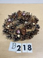 B218 kerst krans dennenappels bruin, Ophalen of Verzenden, 'T Olde Gre-j, Info@toldegrej.nl, Endepoelstraat 20f Didam