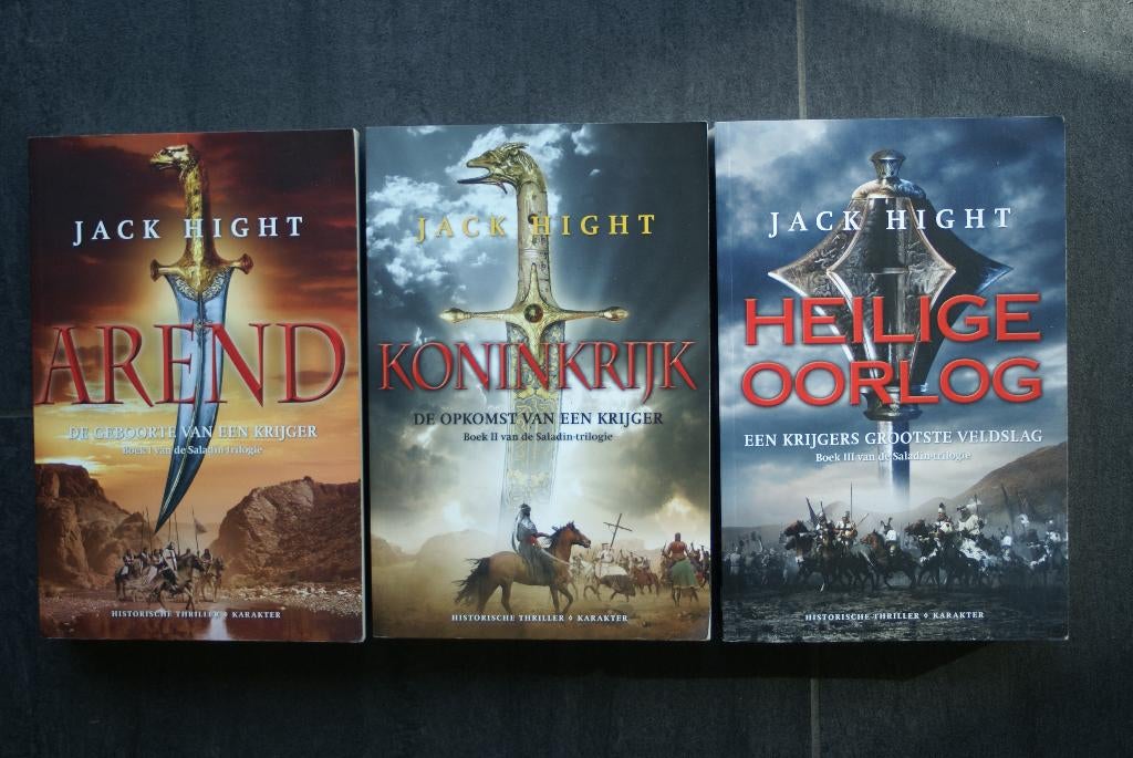 DE SALADIN-TRILOGIE (DEEL: 1 - 2 - 3).. Jack Hight, Ophalen of Verzenden, Zo goed als nieuw, Jack Hight