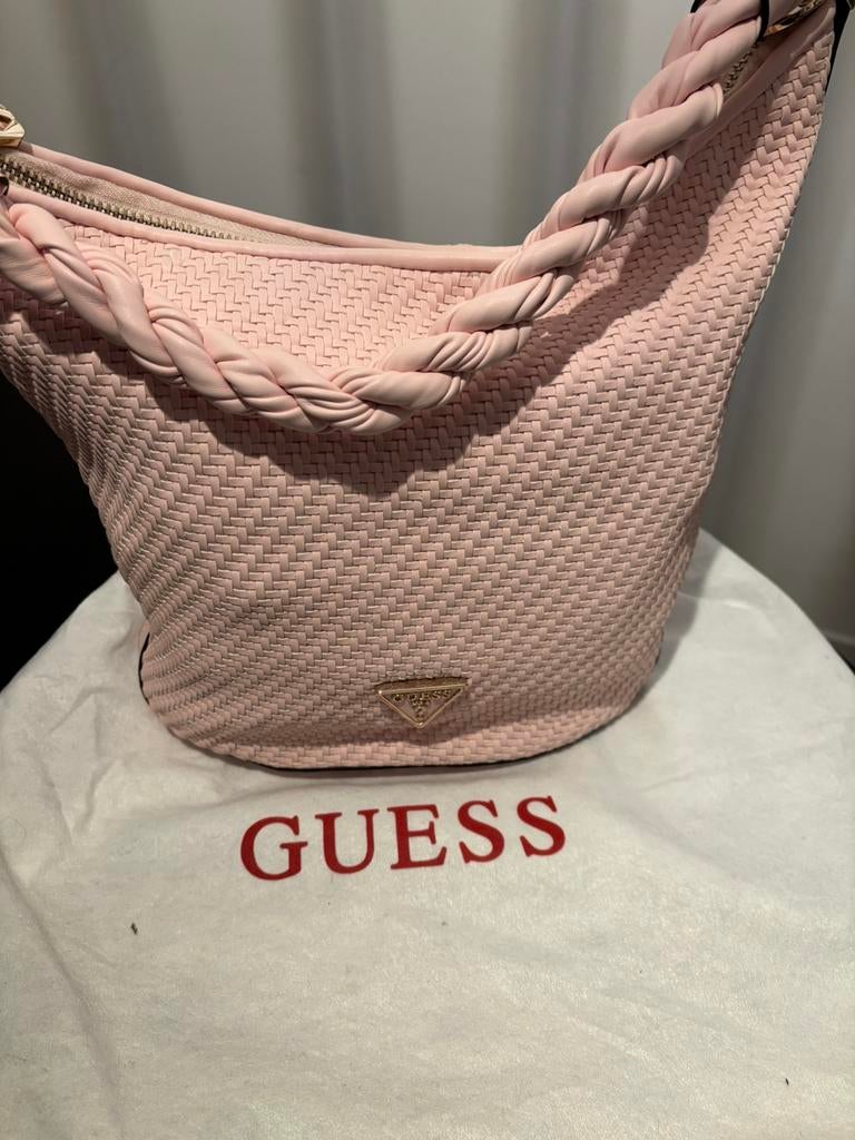 Guess tas, Ophalen of Verzenden, Zo goed als nieuw, Zwart, Handtas