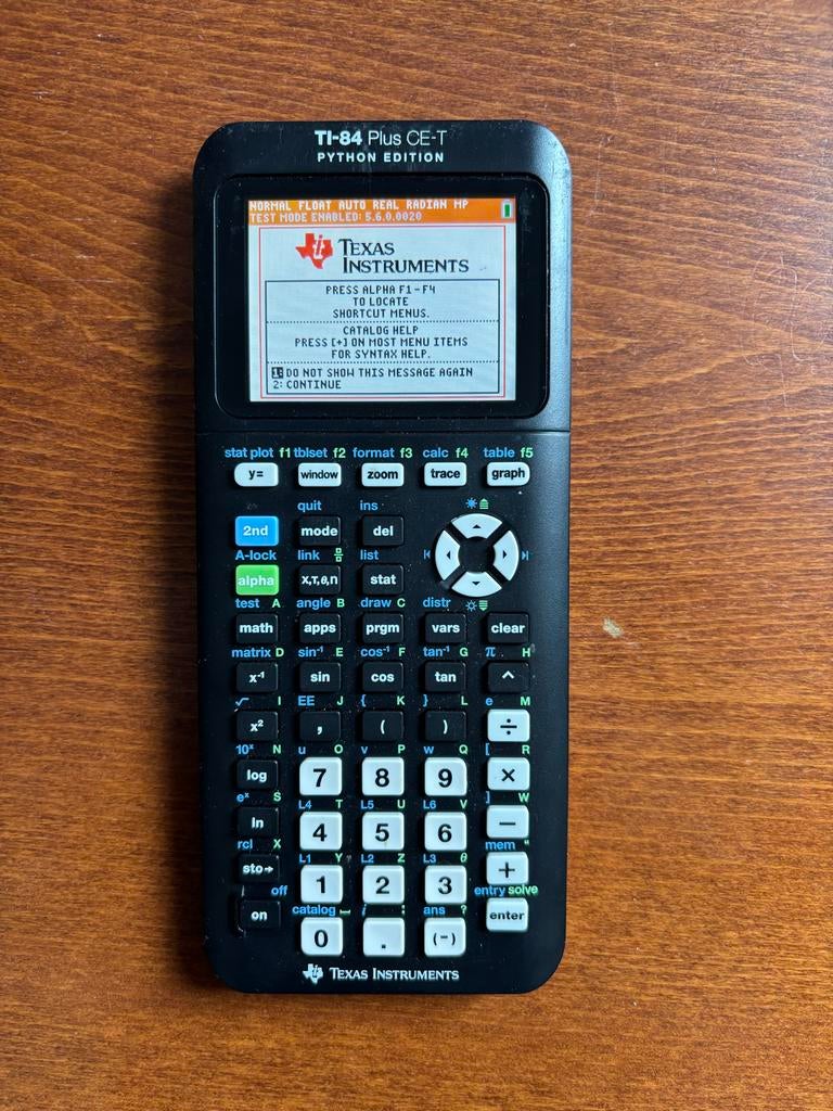 Grafische rekenmachine TI-84 Plus CE-T Texas Instruments, Diversen, Rekenmachines, Ophalen of Verzenden, Grafische rekenmachine