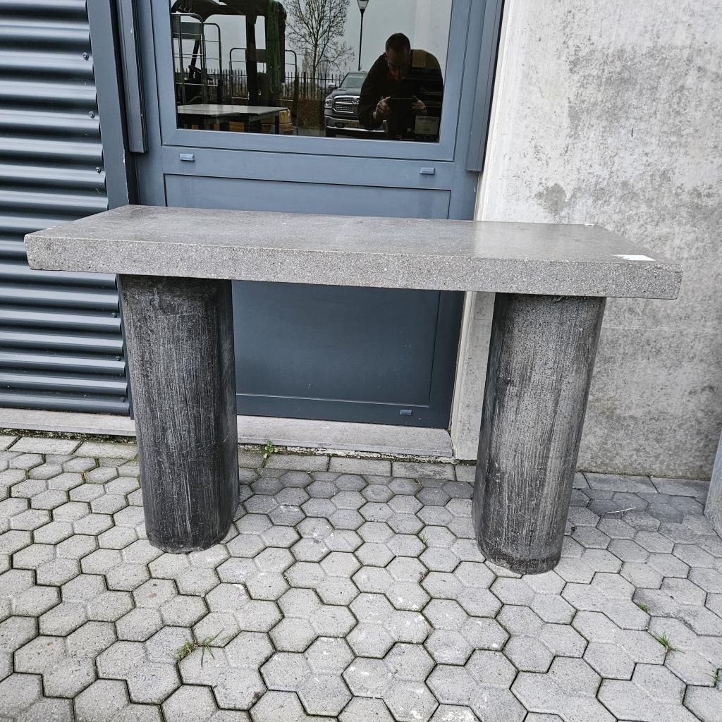 Natuurstenen marmeren buiten tafel - 130x55 cm, Niet ingevuld, Gebruikt, Niet ingevuld, Niet ingevuld