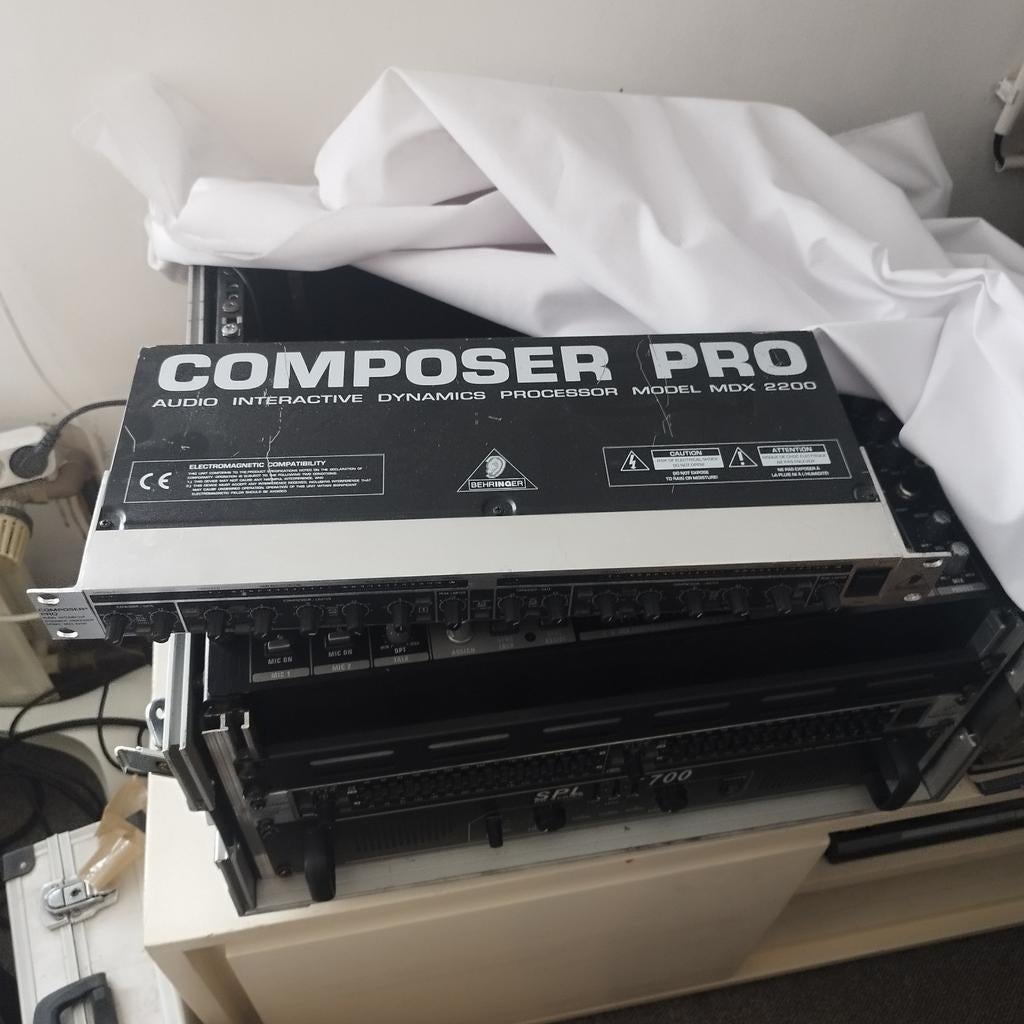 19 inch Behringer compressor limiter, Ophalen of Verzenden, Audio