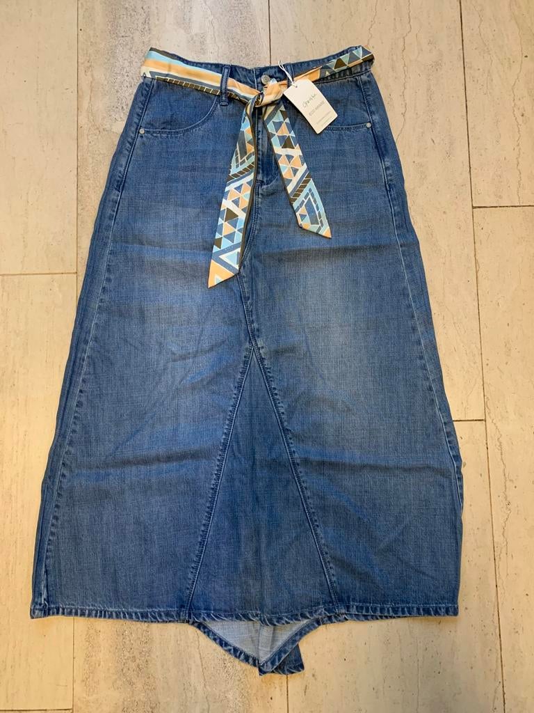 Denim rok Geisha maat 36/s nieuw sjaaltje boho jeans vintage, Dieren en Toebehoren, Paarden en Pony's | Dekens en Dekjes, Zo goed als nieuw