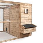 Houten Konijnenren Luuk groot nachthok, Dieren en Toebehoren, Knaagdieren en Konijnen | Hokken en Kooien, 110 cm of meer, Nieuw