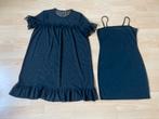 Zwart jurkje 2 delig maat S H&M, Maat 38/40 (M), Zwart, Ophalen of Verzenden, Zo goed als nieuw