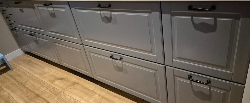 Fronten Ikea Bodbyn grijs, Ophalen, Grijs, Overige typen