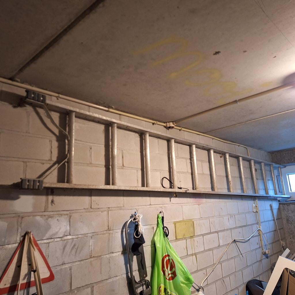 Aluminium ladder met 12 treden 3.50cm, Ophalen of Verzenden