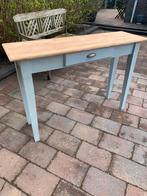 Grenen sudetable in soft green, Antiek en Kunst, Ophalen