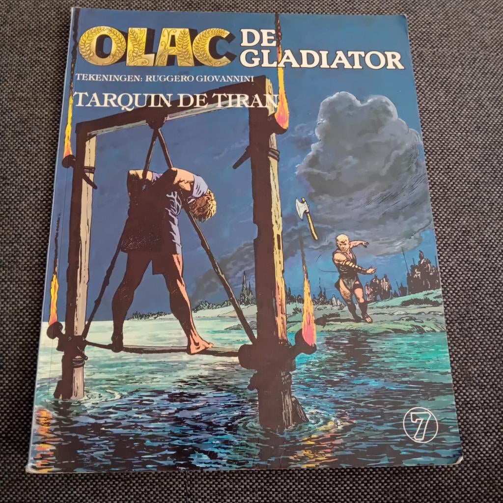 Strip Olac de gladiator, Boeken, Stripboeken, Eén stripboek, Ophalen of Verzenden, Gelezen