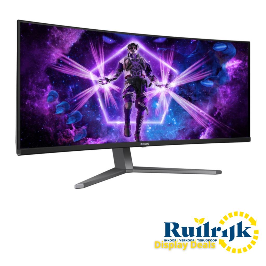 AOC Agon Pro AG346UCD 34 inch QD OLED 175Hz Gaming monitor, Ruilrijk, Zo goed als nieuw, Info@ruilrijk.nl, Neerstraat 60, 6041 KD Roermond
