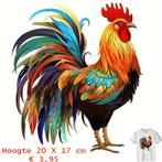 Strijk applicaties voor kleding / tassen of kussens "HAAN", Ophalen of Verzenden, Nieuw, Overige applicaties