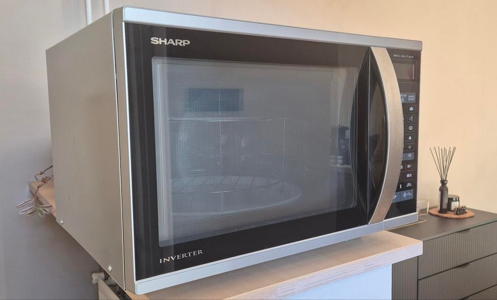 Sharp R-971 INW combi oven/magnetron/grill vrijstaand, Witgoed en Apparatuur, Ophalen, Zo goed als nieuw, Vrijstaand, Minder dan 45 cm