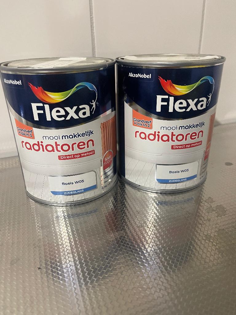 Flexa radiatoren, Beige, Nieuw, Ophalen of Verzenden, Verf