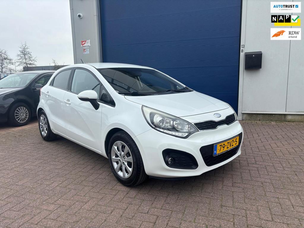 Kia Rio 1.2 CVVT Plus Pack, Auto's, Kia, 21 km/l, Euro 5, Zwart, Wit