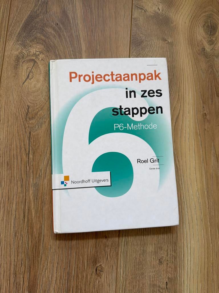 Projectaanpak in zes stappen P6-Methode Roel Grit, Boeken, Ophalen of Verzenden, Gamma, Gelezen, Niet van toepassing