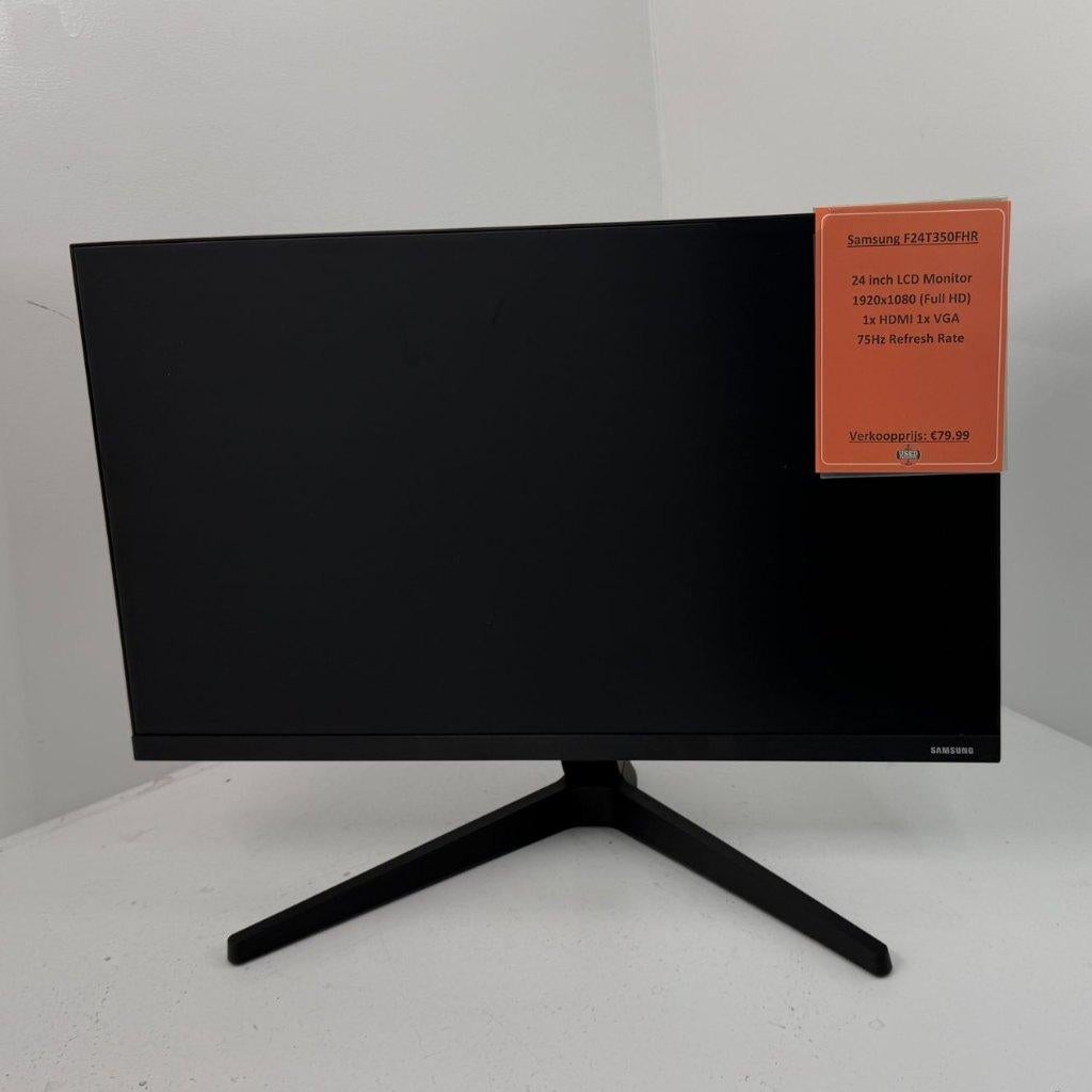 Samsung F24T350FHR Monitor | Met garantie, Computers en Software, Monitoren, Ophalen, IPS, Dordrecht@usedproducts.nl, Full HD
