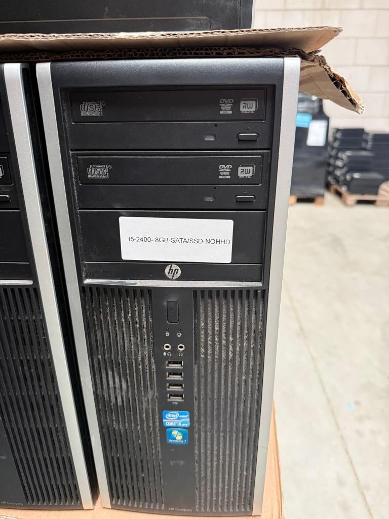 HP Tower i5-2400 8GB partij, Computers en Software, Desktop Pc's, Ophalen, Gebruikt, HP, HP