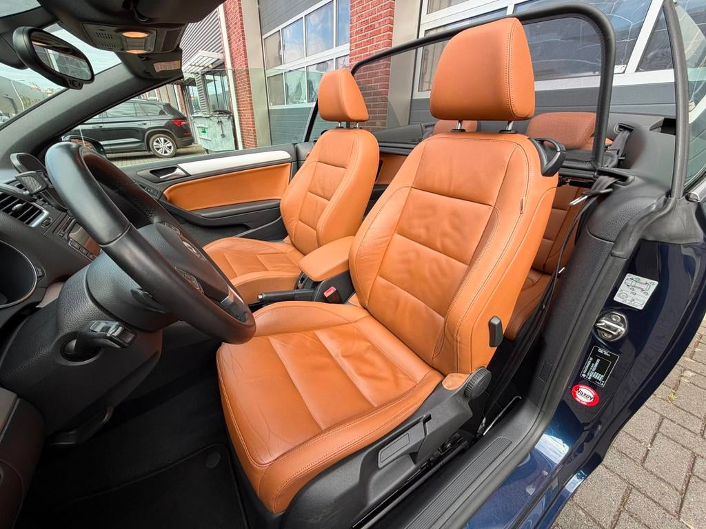 Volkswagen Golf Cabriolet 1.4 TSI DSG LED Navi Leder Stoelvw, Euro 5, Gebruikt, 680 kg, 4 cilinders
