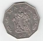 26-447 Malta 50 cent 1972, Ophalen of Verzenden, Overige landen, Losse munt