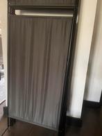 Kamerscherm zwart metaal, grijs doek, 6 delen 3x2m, Ophalen, Gebruikt