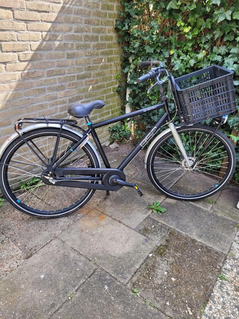 BSP junior jongensfiets, 28 inch, zwart met voorrek, Overige merken, Gebruikt, Versnellingen, Ophalen of Verzenden