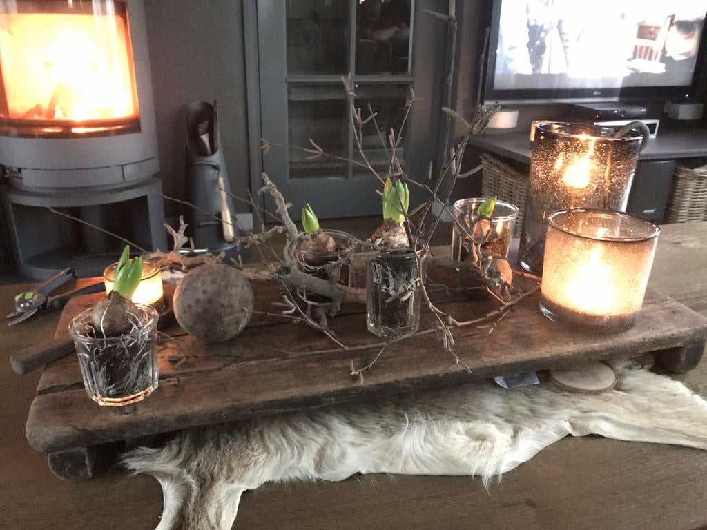 Houten Decoratieplank uit Nepal, Hout, Gebruikt, Ophalen of Verzenden, Oosters